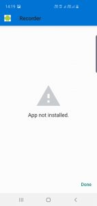 App not installed error android